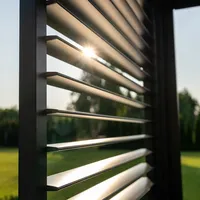 Elektryczna pergola tarasowa PRIME z oświetleniem LED 4x4m