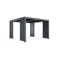 Elektryczna pergola tarasowa PRIME z oświetleniem LED 4x4m