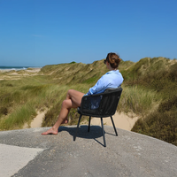 Krzesło ogrodowe HARBOUR antracyt