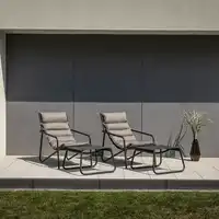 Leżak ogrodowy COAST antracyt