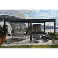 Pergola PERARA 600x300 antracyt + 2 rolety 300 cm 1539 OUTLET