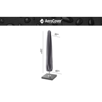 Pokrowiec na parasol ogrodowy z nogą centralną 230x30/40cm 7980