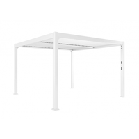 Zadaszenie MARANZA 360x350 Biała + 1 Roleta boczna + 1 Ścianka ażurowa boczna 1554 OUTLET