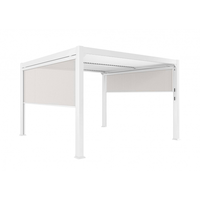 Zadaszenie MARANZA 360x350 Biała + 1 Roleta boczna + 1 Ścianka ażurowa boczna 1554 OUTLET