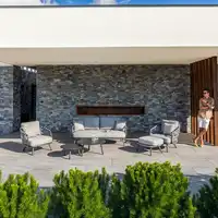 Zestaw mebli ogrodowych HARBOUR antracyt