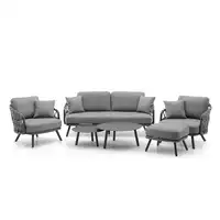 Zestaw mebli ogrodowych HARBOUR antracyt