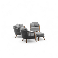 Zestaw mebli ogrodowych HAVEN antracyt