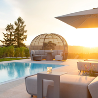 Zestaw mebli ogrodowych HUG II szarobeżowy