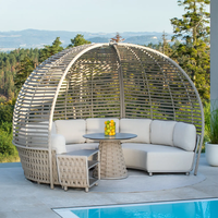 Zestaw mebli ogrodowych HUG II szarobeżowy