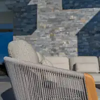 Zestaw ogrodowy narożny HAVEN mokka