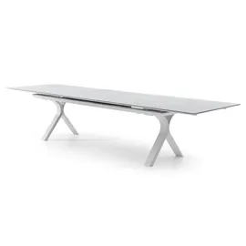 Stół ogrodowy TORO 260 - 360 cm biały