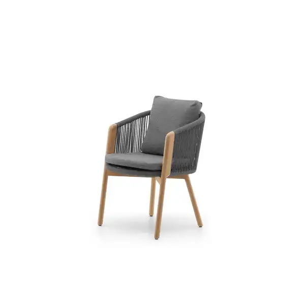 Krzesło ogrodowe HAVEN teak antracyt