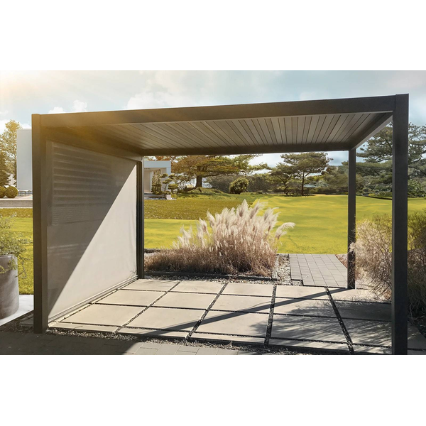 Pergola PERARA 400x300 antracyt + 1 roleta 300 cm 1541 OUTLET