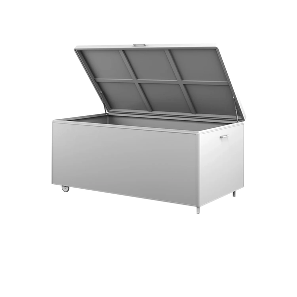 Skrzynia na poduszki CONTENITORE 160cm biała 954L