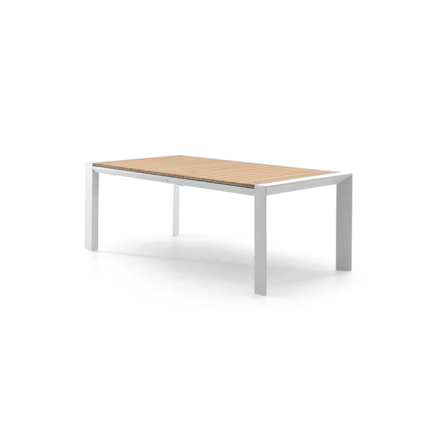 Stół ogrodowy MURO 200 - 320 cm biały