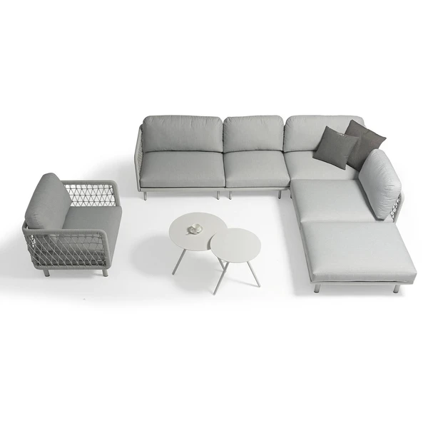Stolik kawowy tarasowy DJ ⌀60 cm antracyt