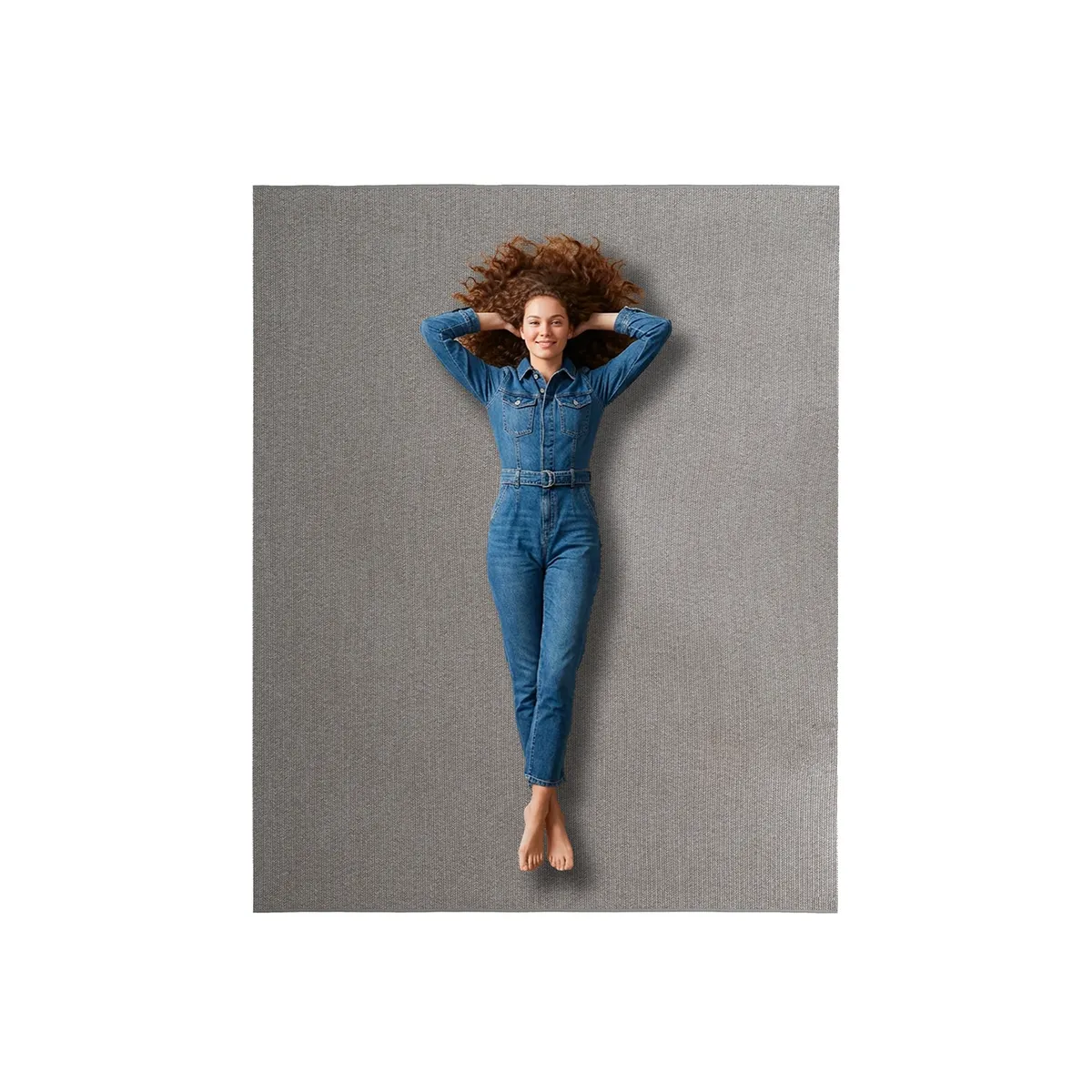 Dywan zewnętrzny Paros 160 x 200 cm jasnoszary