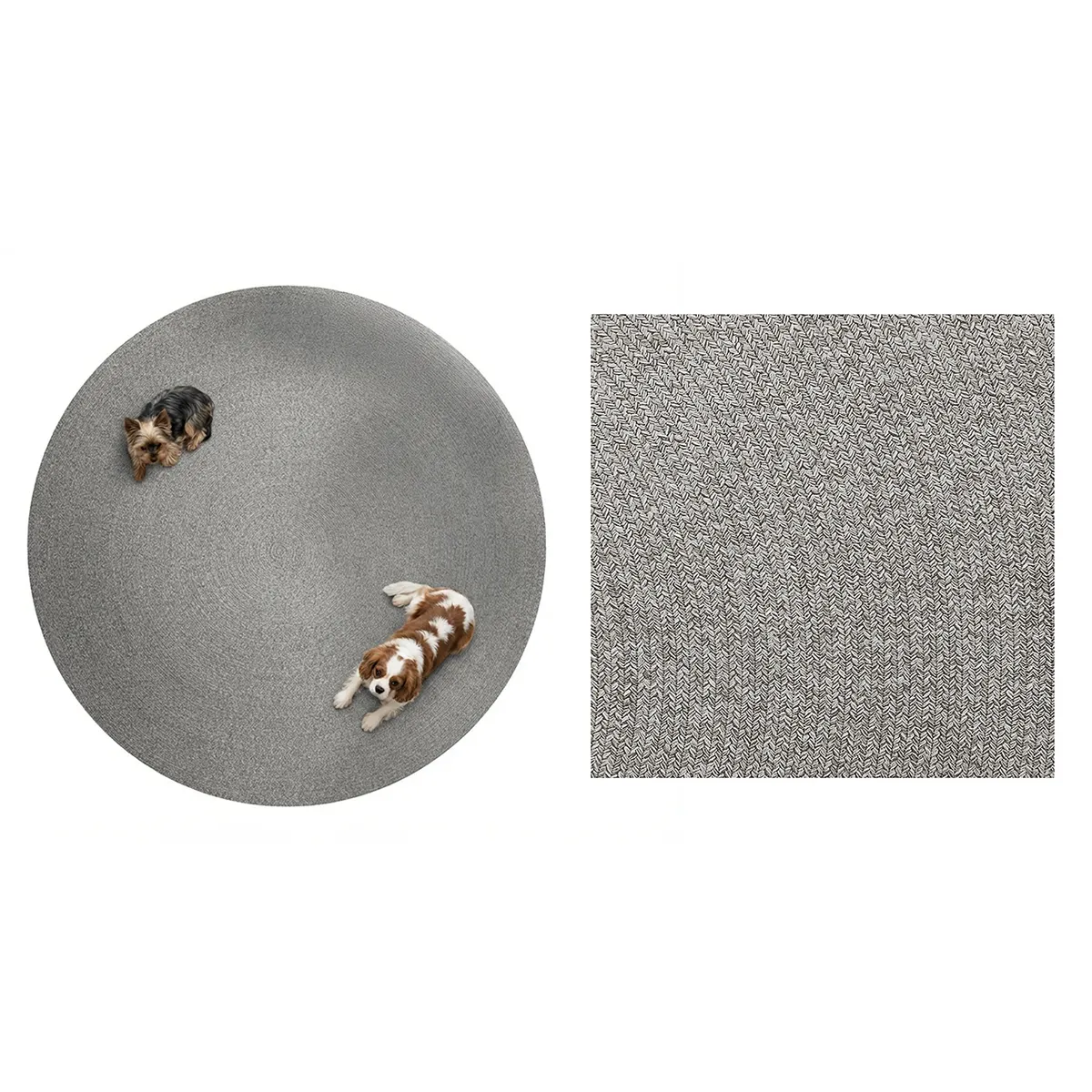 Dywan zewnętrzny Paros ø150cm jasnoszary