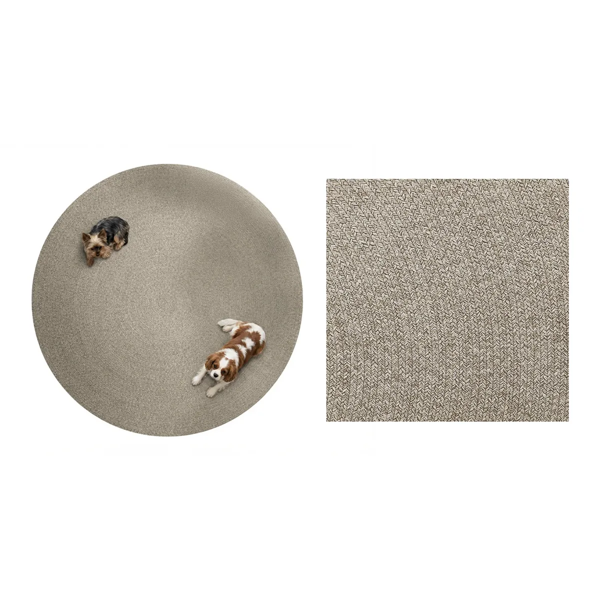 Dywan zewnętrzny Paros ø150cm piaskowy