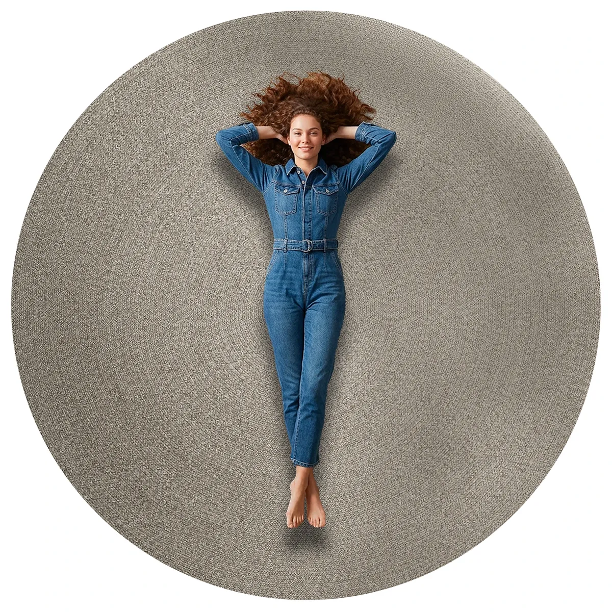 Dywan zewnętrzny Paros ø220cm piaskowy