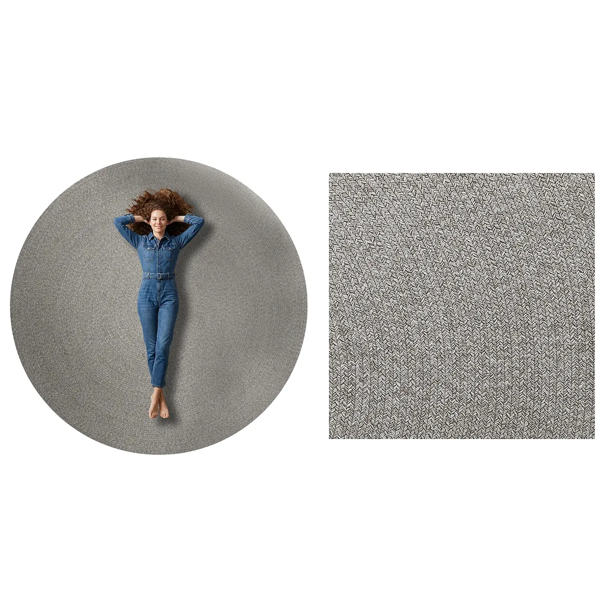 Dywan zewnętrzny Paros ø220cm szary