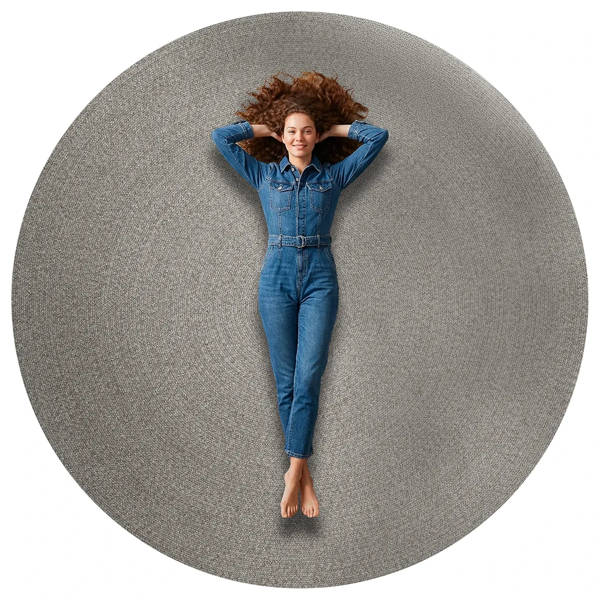 Dywan zewnętrzny Paros ø220cm szary