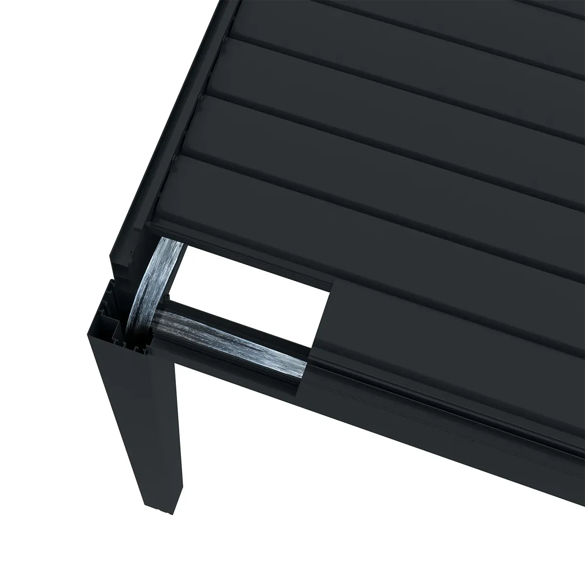 Elektryczna pergola tarasowa PRIME z oświetleniem LED 4x6m