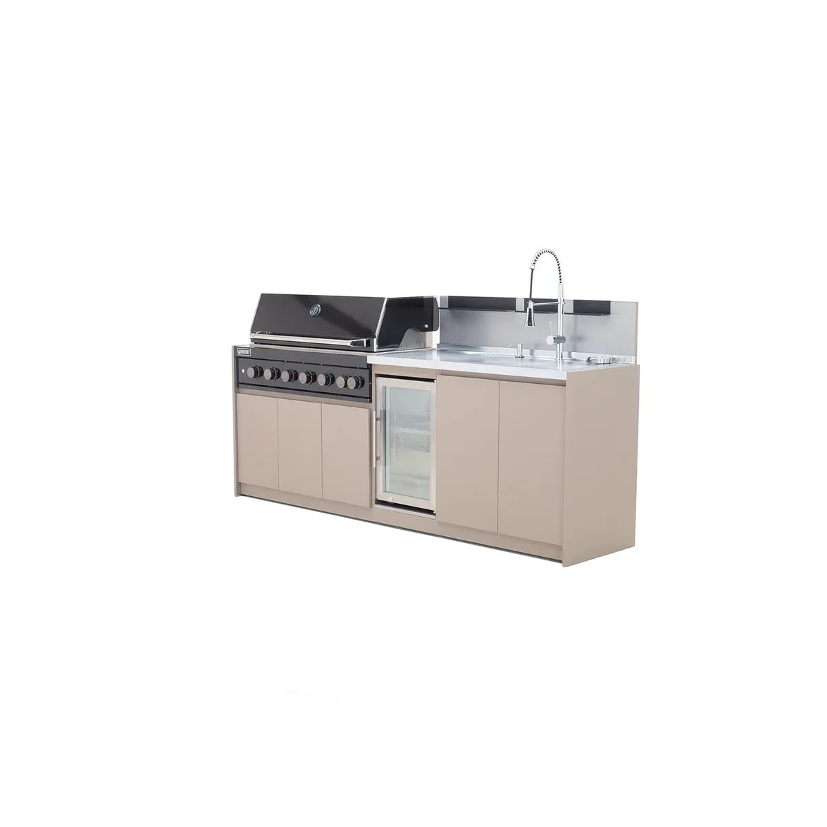 Grill ogrodowy gazowy - kuchnia BBQ VIEJA 6-palnikowa (1)