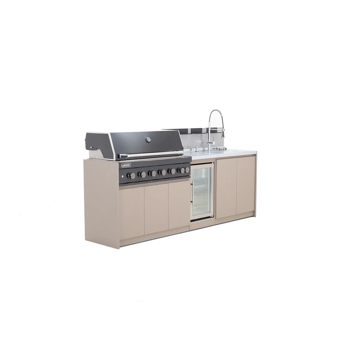 Grill ogrodowy gazowy - kuchnia BBQ VIEJA 6-palnikowa (1)