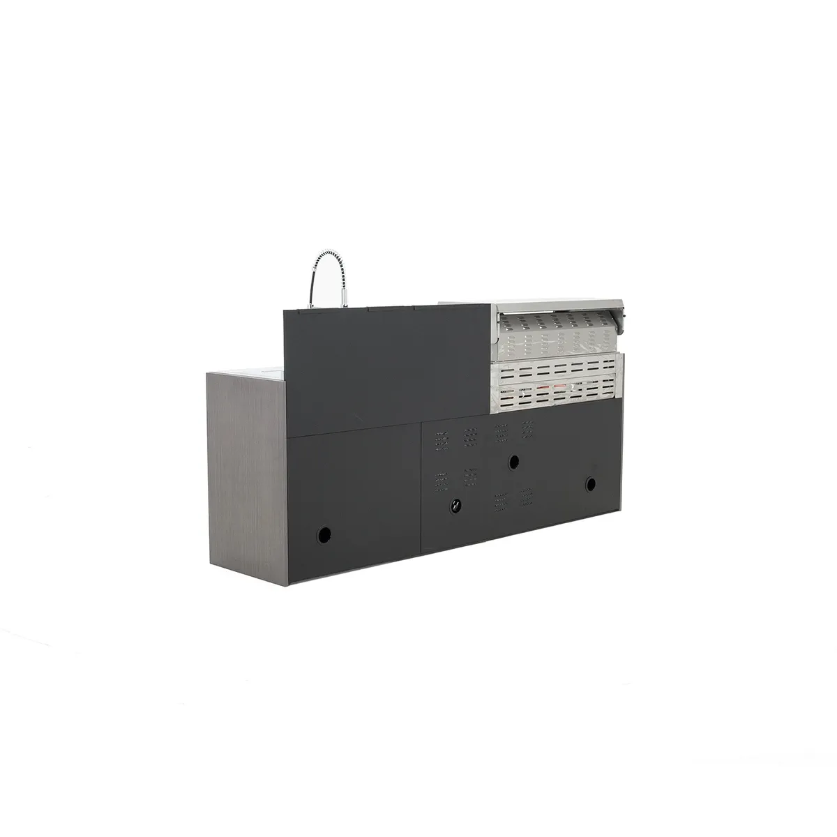 Grill ogrodowy gazowy - kuchnia BBQ VIEJA 6-palnikowa brązowa 1936 OUTLET (1)