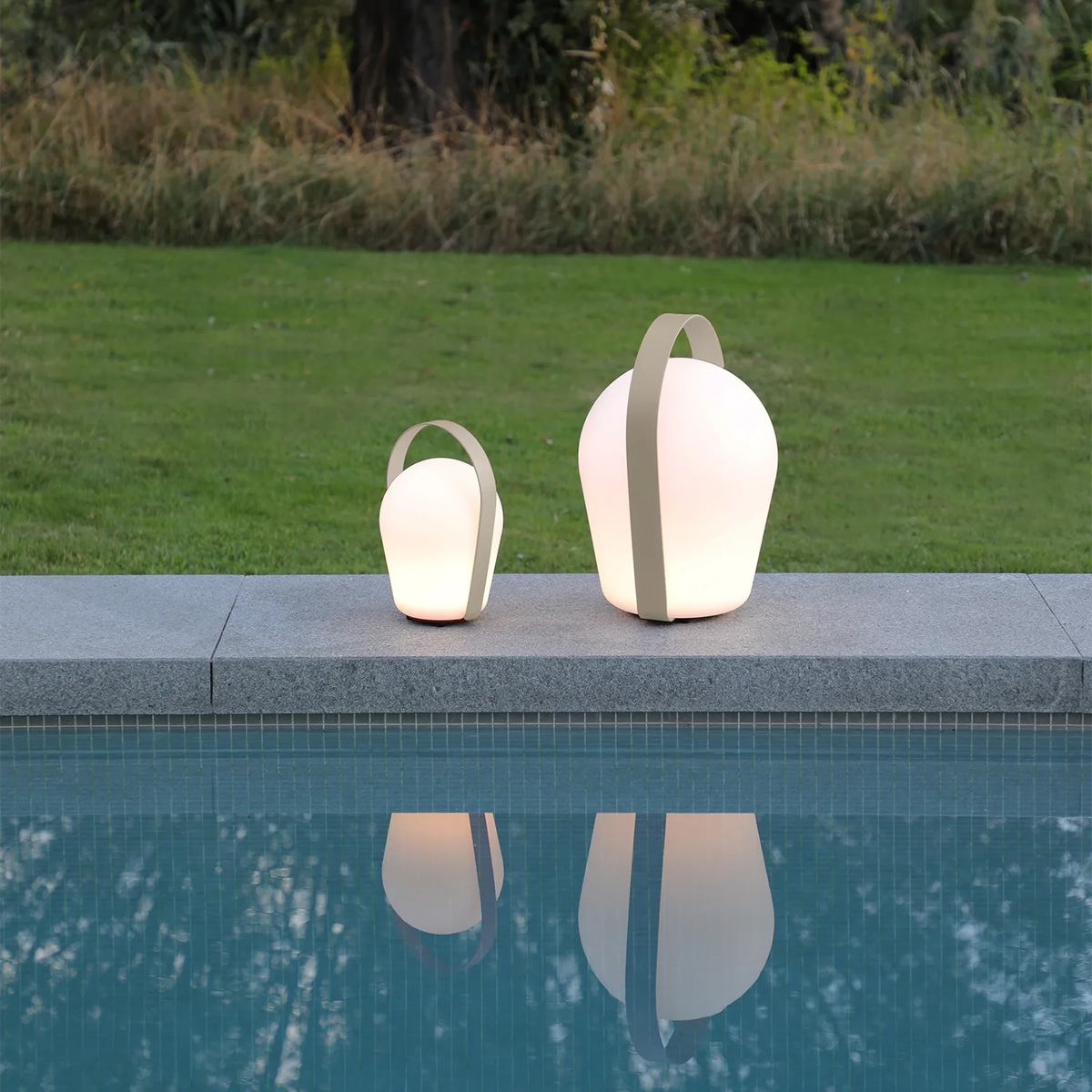 Lampa ogrodowa BOB S mokka