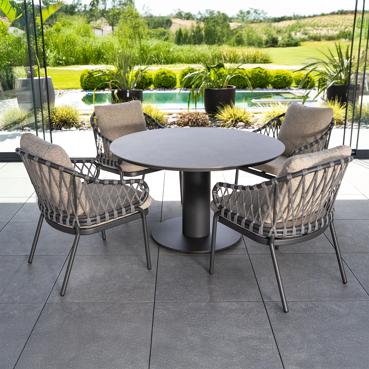 Meble ogrodowe TUBE Ø120cm 1790 OUTLET 