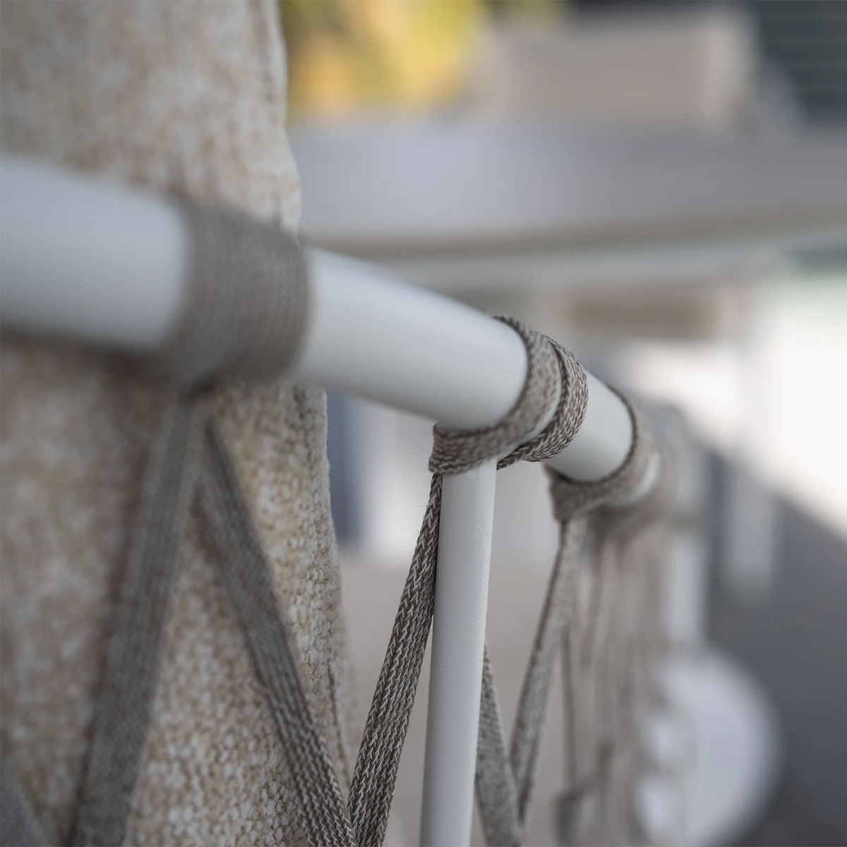 Meble ogrodowe TUBE Ø120cm biały 1792 OUTLET 