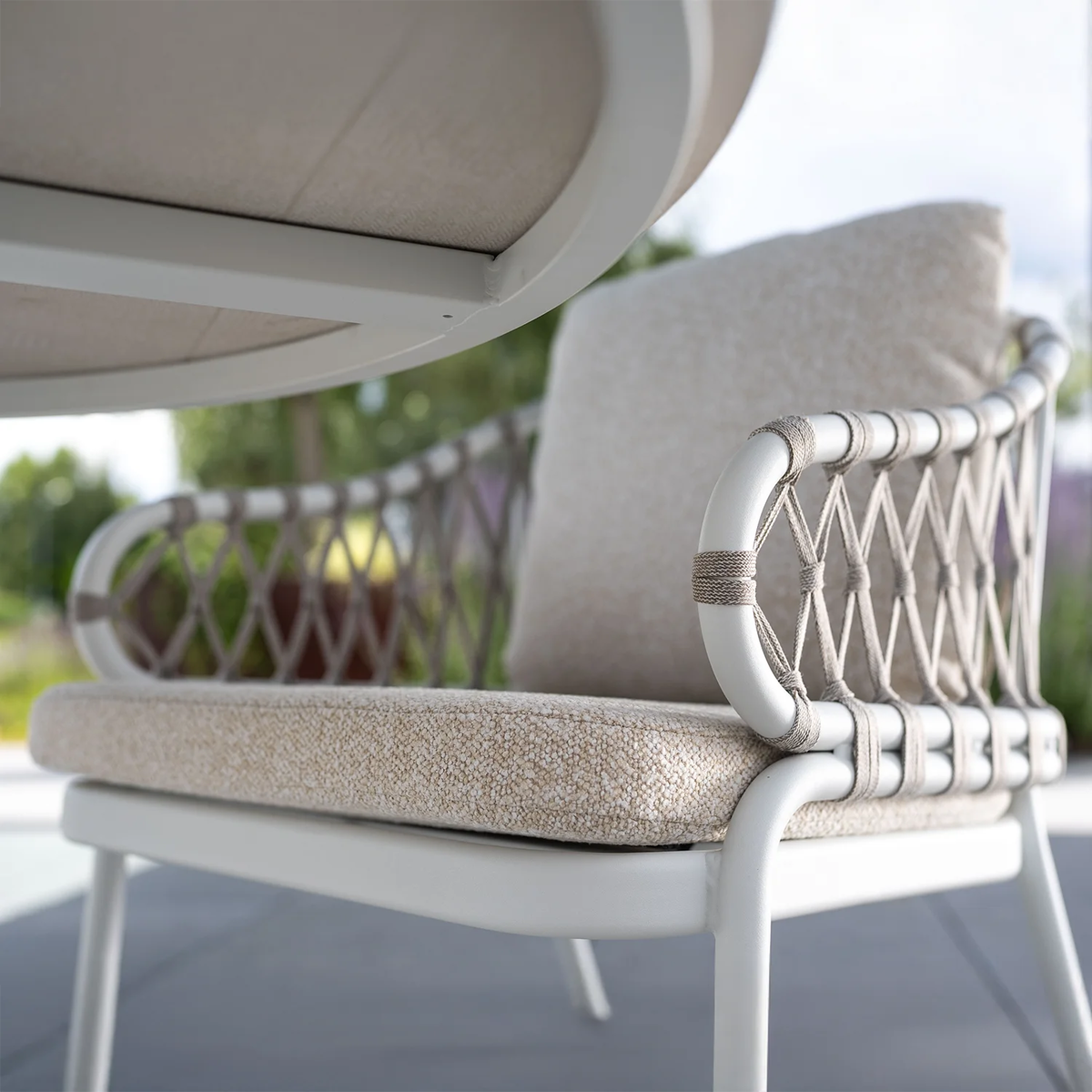 Meble ogrodowe TUBE Ø120cm mokka 1791 OUTLET