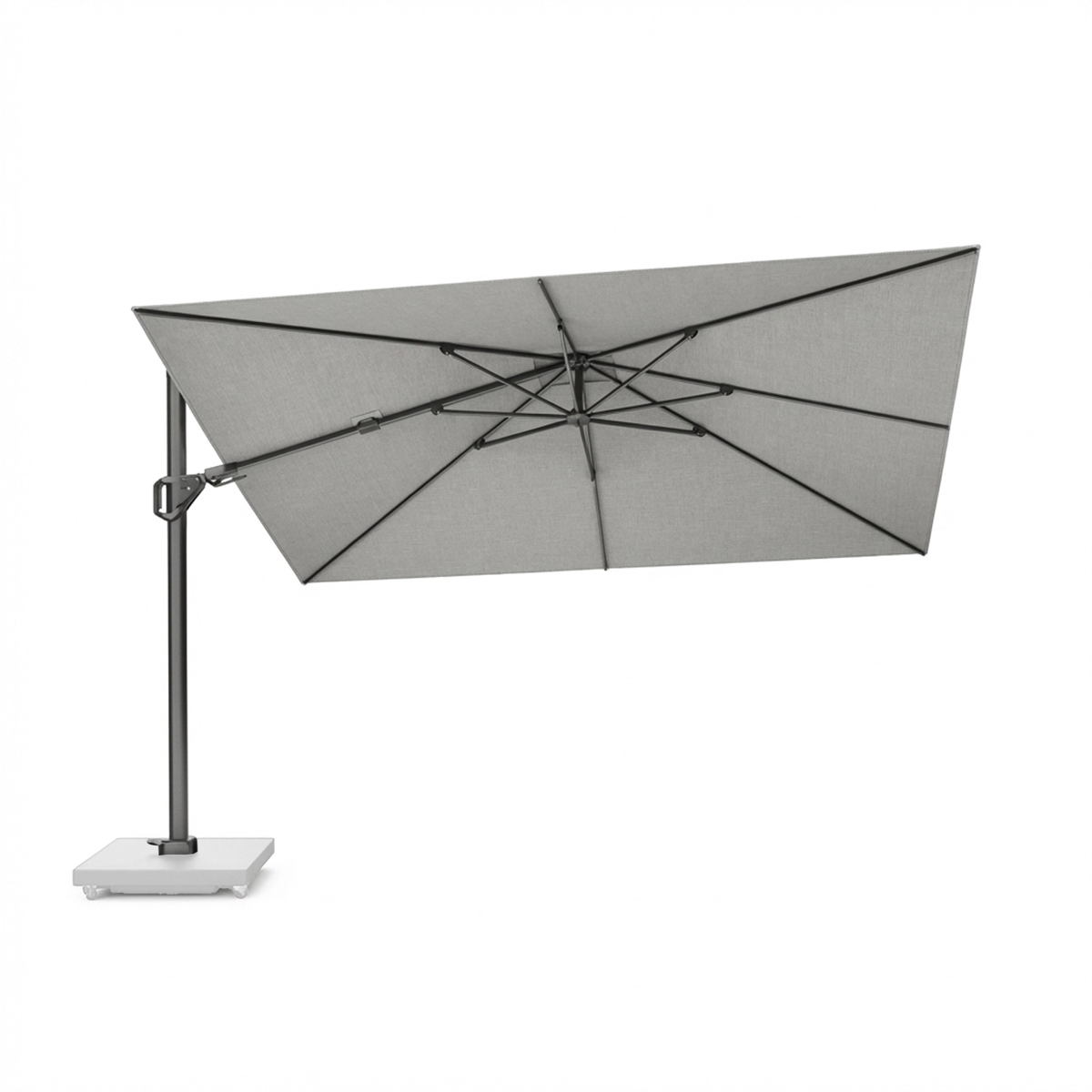 Parasol ogrodowy ​​​​​​Challenger T² Premium 2,6m x 3,5m - Wariant kolorystyczny: Manhattan