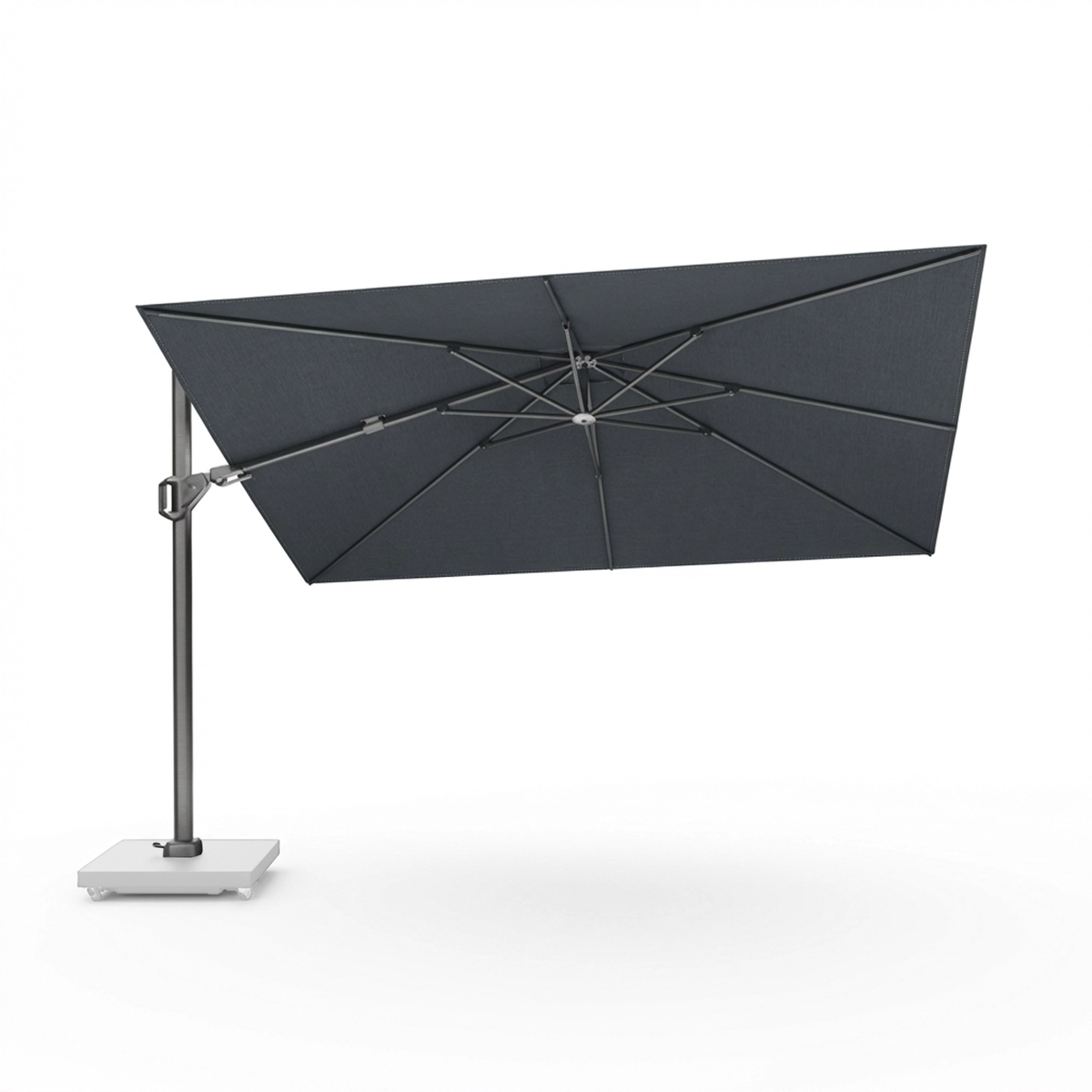 Parasol ogrodowy ​​​​​​Challenger T² Premium 2,6m x 3,5m - Wariant kolorystyczny: Faded black