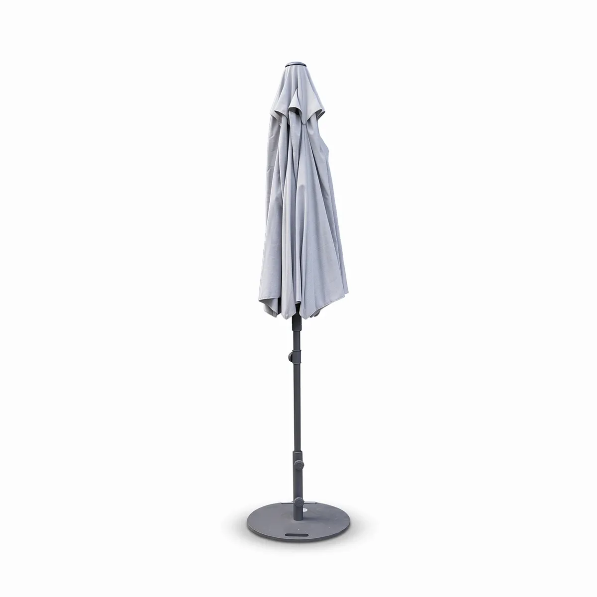 Parasol MAROCCO 4x4m szary + baza 200kg szara 1457 OUTLET (1)