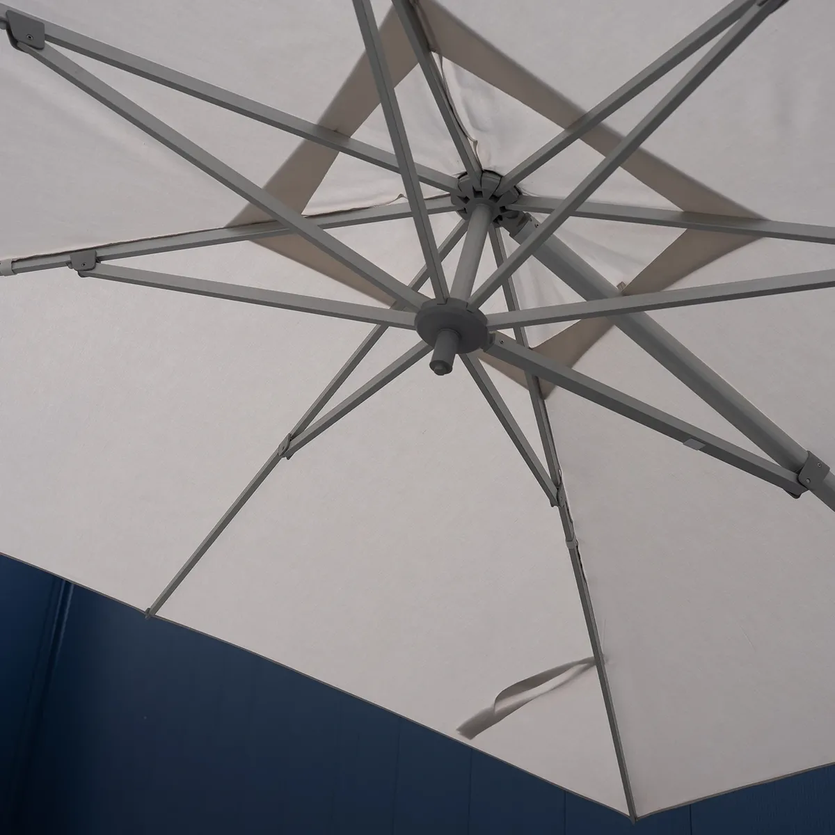 Parasol MONACO 3x3m antracyt + baza 100kg czarna 1455 OUTLET (1)