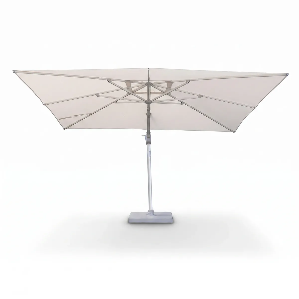 Parasol MONACO 3x3m antracyt + baza 100kg czarna 1455 OUTLET (1)