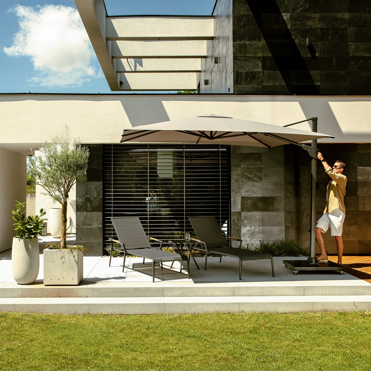 Parasol ogrodowy ​​​​​​Horizon 3m x 3m