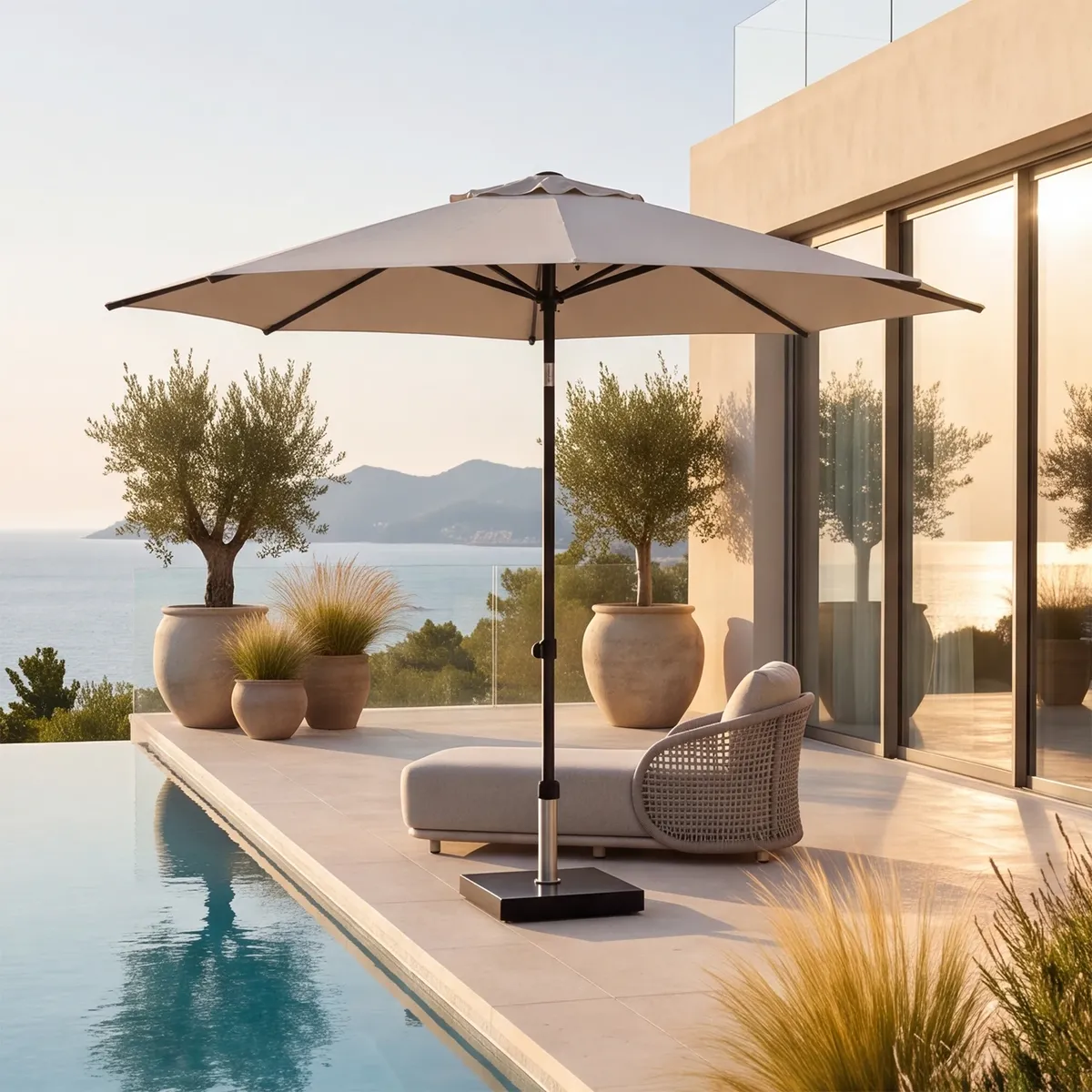 Parasol ogrodowy ​​​​​​Riva Ø 2,5m (1)