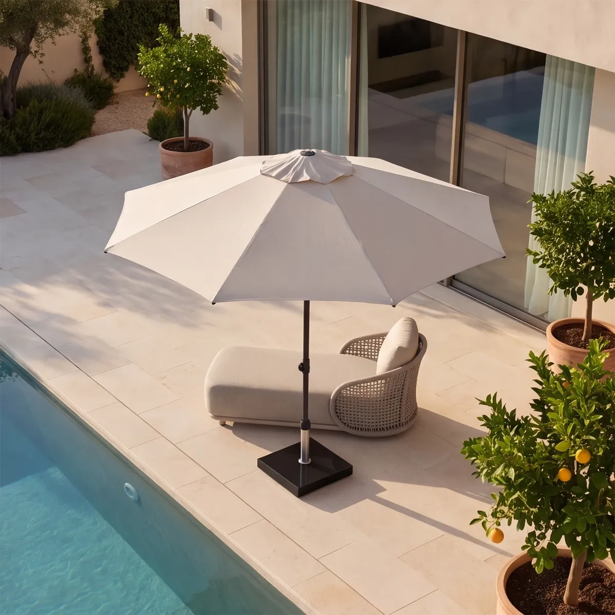 Parasol ogrodowy ​​​​​​Riva Ø 2,5m (1)