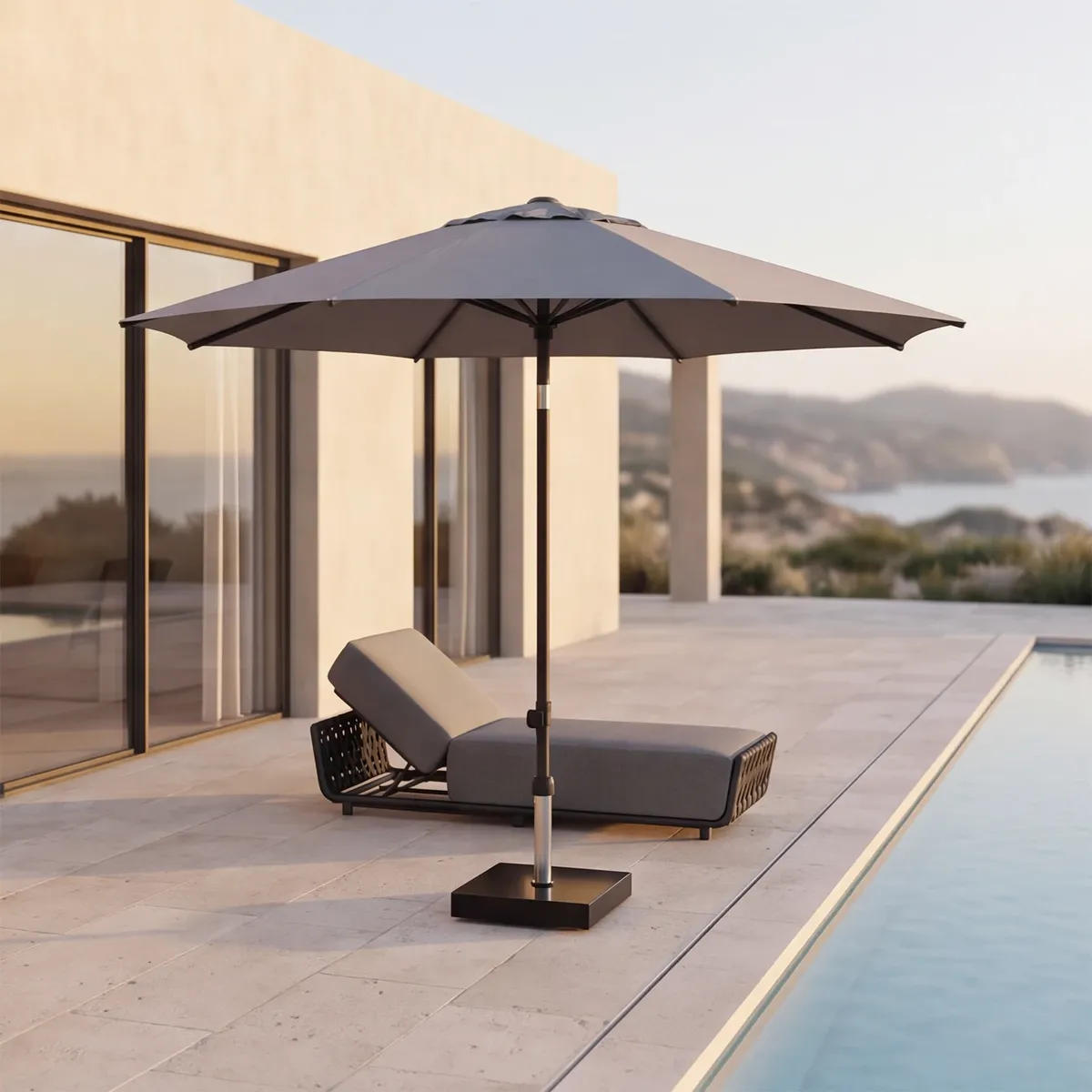 Parasol ogrodowy ​​​​​​Riva Ø 2,5m (1)