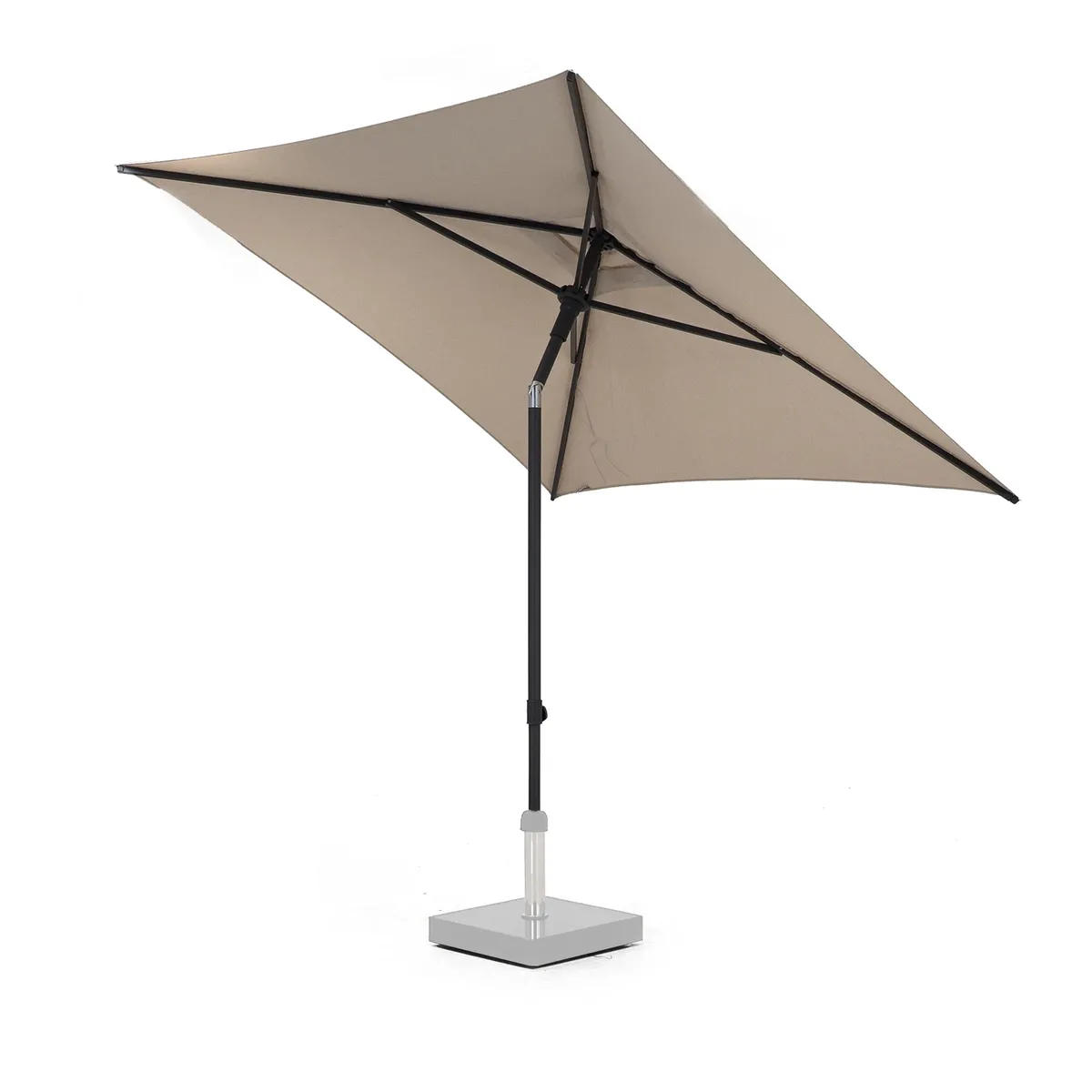 Parasol ogrodowy ​​​​​​ZENITH 2m x 2m mokka (1)