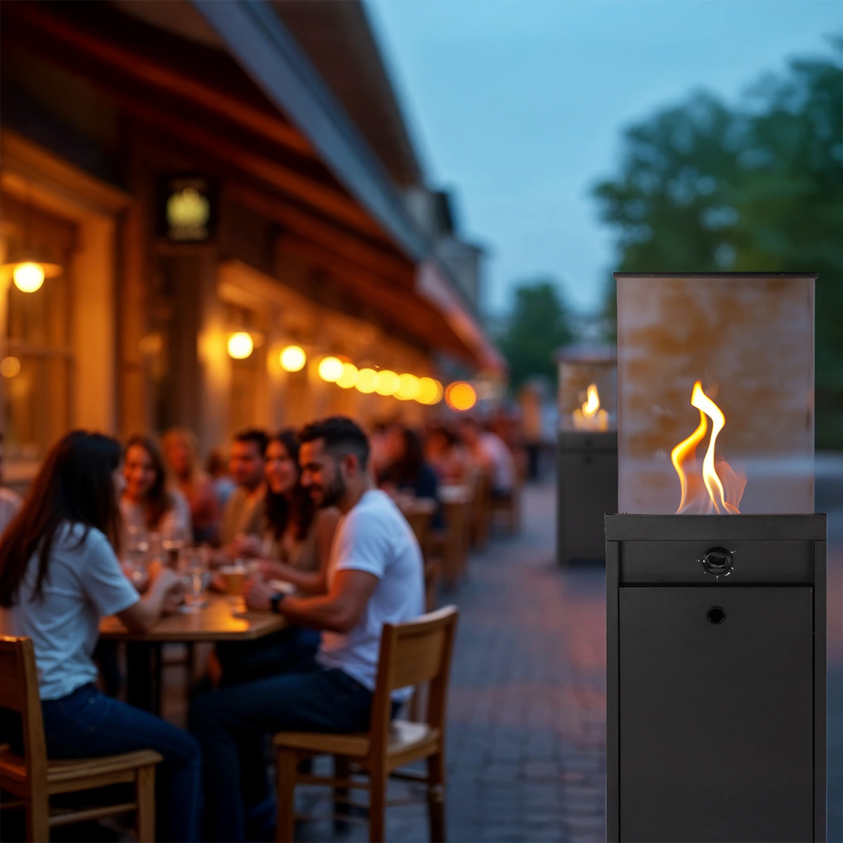 Promiennik gazowy ELDFEL antracyt