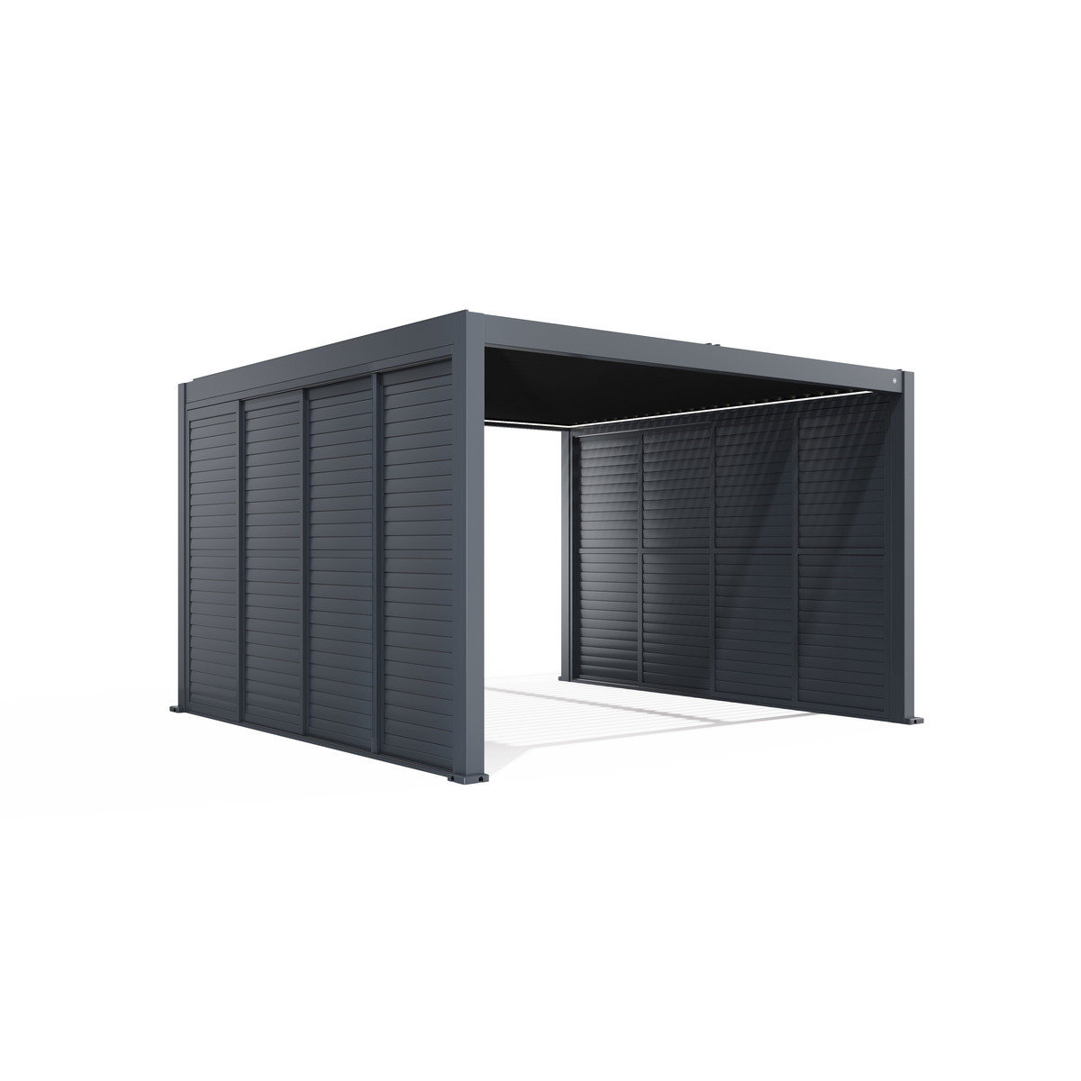 Ścianka ażurowa stała do zadaszenia PRIME ECO