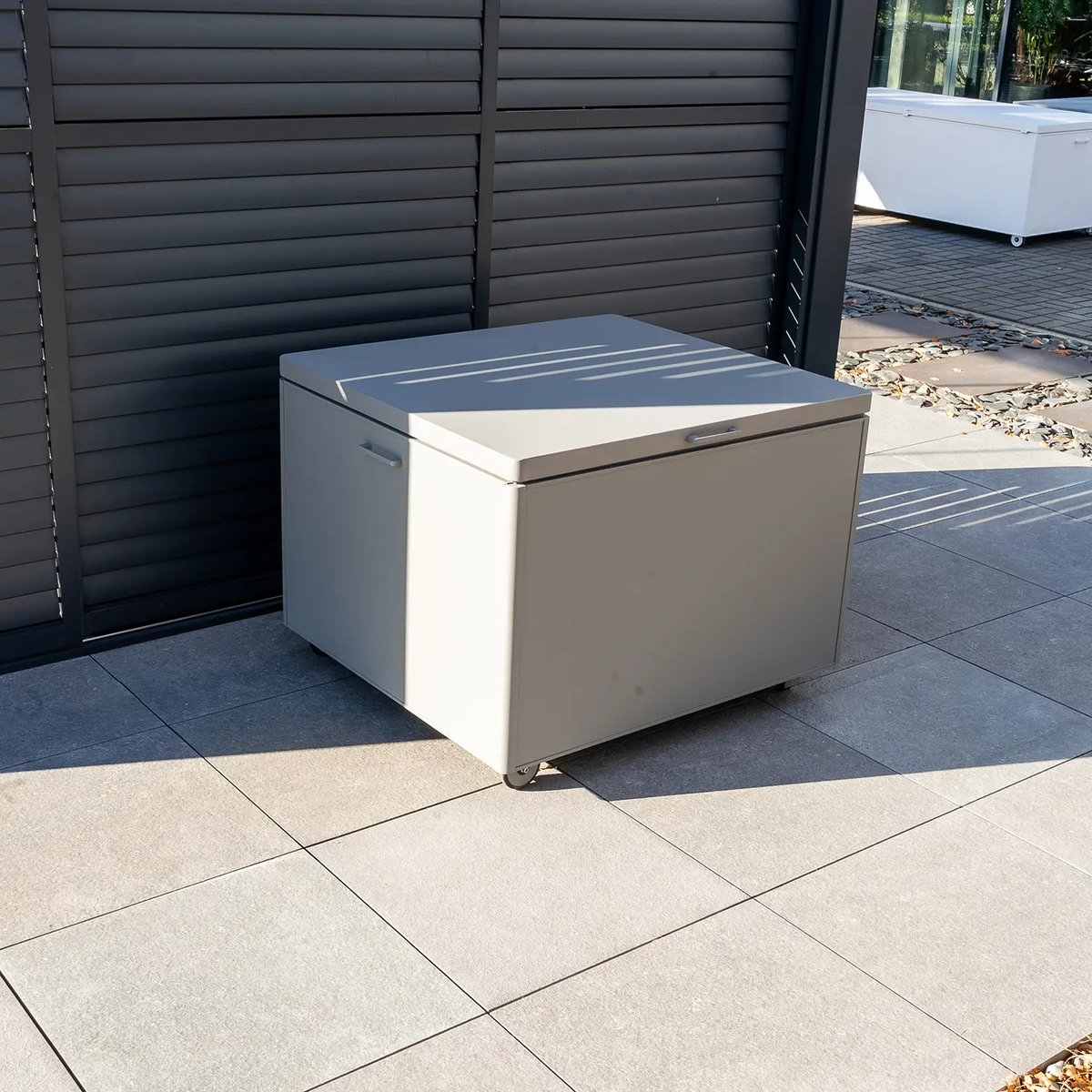Skrzynia na taras CONTENITORE 100cm szara 1880 OUTLET