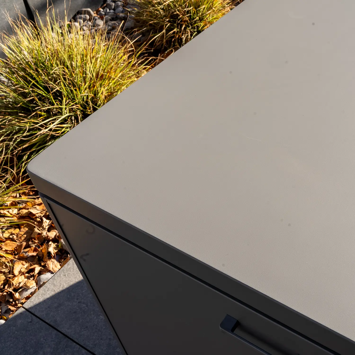 Skrzynia na taras CONTENITORE 100cm szara 1880 OUTLET