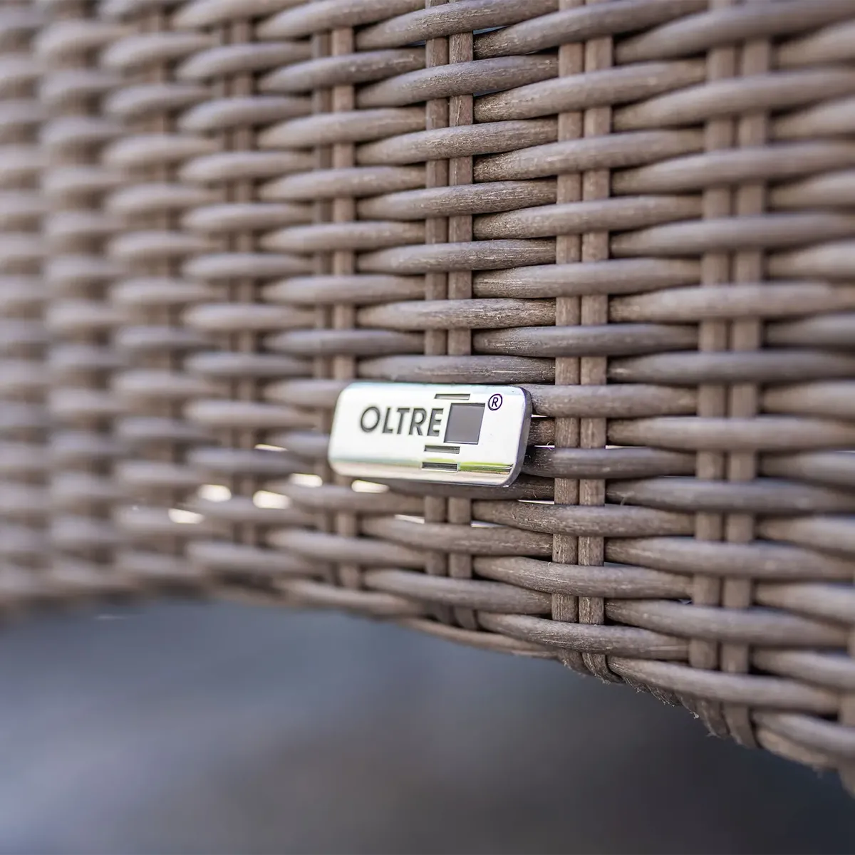 Stół SIMI 180cm stone + 6x fotel AMANDA szary 1735 OUTLET