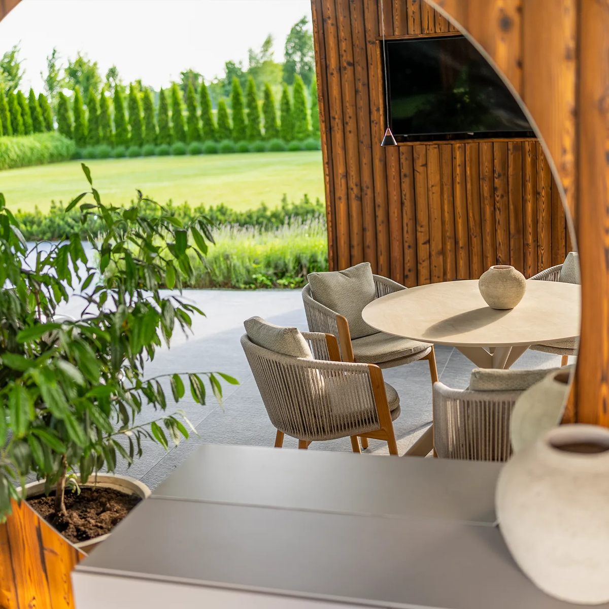 Stół tarasowy LUGO mokka